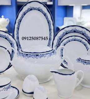 سرویس غذاخوری 102 پارچه ماهور چینی زرین ایران سری ایتالیا اف جدید