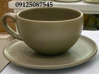 فنجان نعلبکی لته دوریکا طرح مات