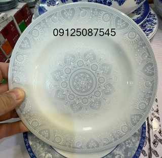پیشدستی ادلین طوسی چینی زرین ایران مدل ایتالیا اف زرین بسته 6 عددی