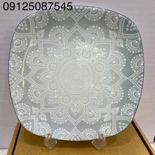 پیشدستی میوه خوری ادلین توسی مربعی کواترو چینی زرین بسته 6عددی